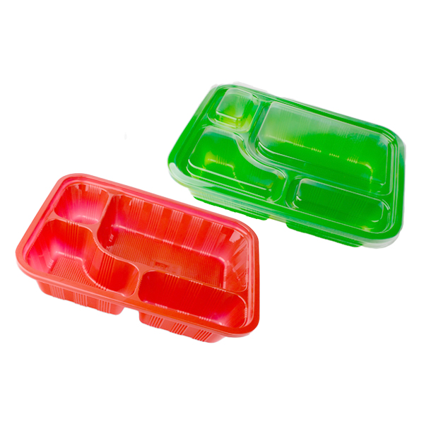 ظرف یکبار مصرف غذا چهارخانه کد403